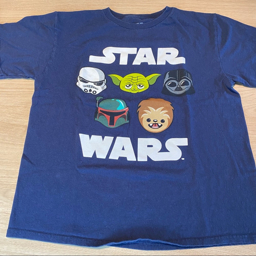 Star Wars short sleeve shirt GUC Sz 14/16